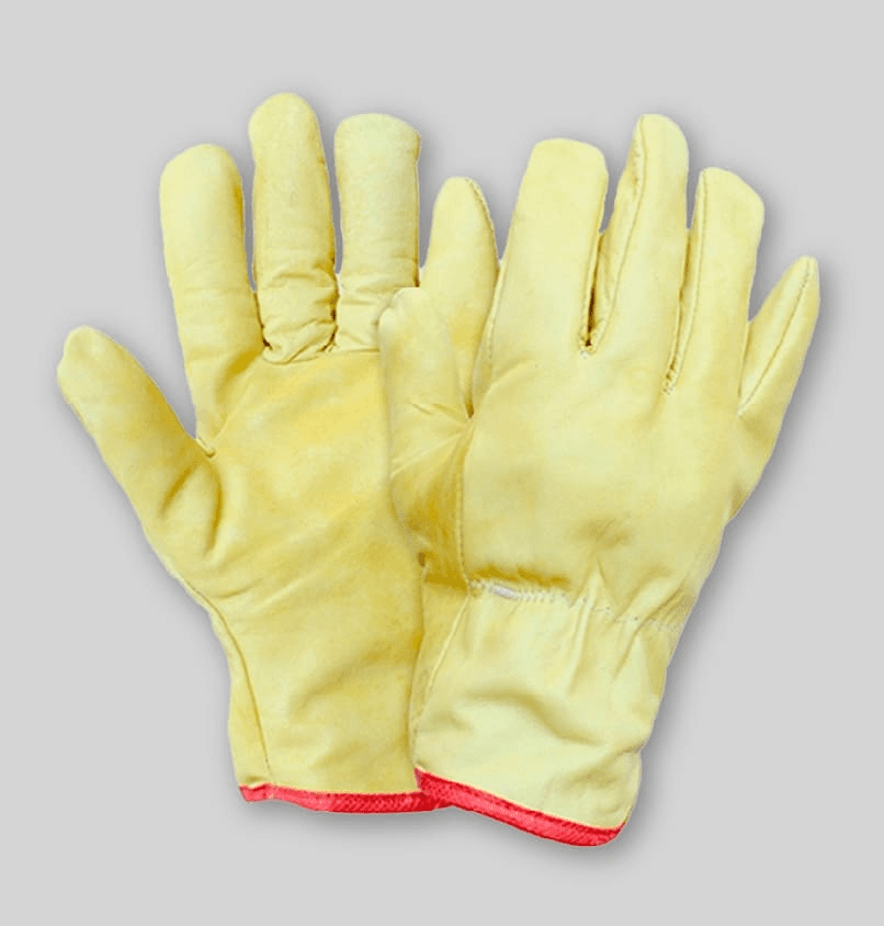 Guante de Vaqueta Amarilla 1/2 Paseo Elastizado - Guantes | SMP Seguridad Industrial